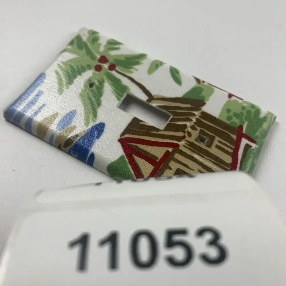 Light Switch Cover Made From Pottery Barn Kids Hawaiian Surfer Material Tropical